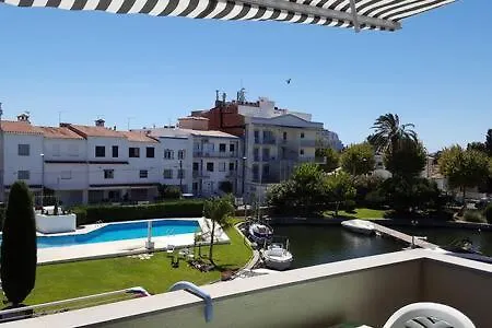 Port Sotavent 2C - Apartamento En La Marina De Empuriabrava - Piscina Comunitaria, - Parking - Vistas Al Canal - Cerca Centro Y Playa Appartement